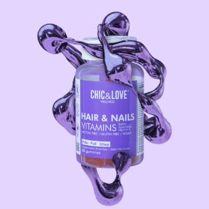 Hair & Nails Gummies con 5000 MCG de Biótica Chic & Love